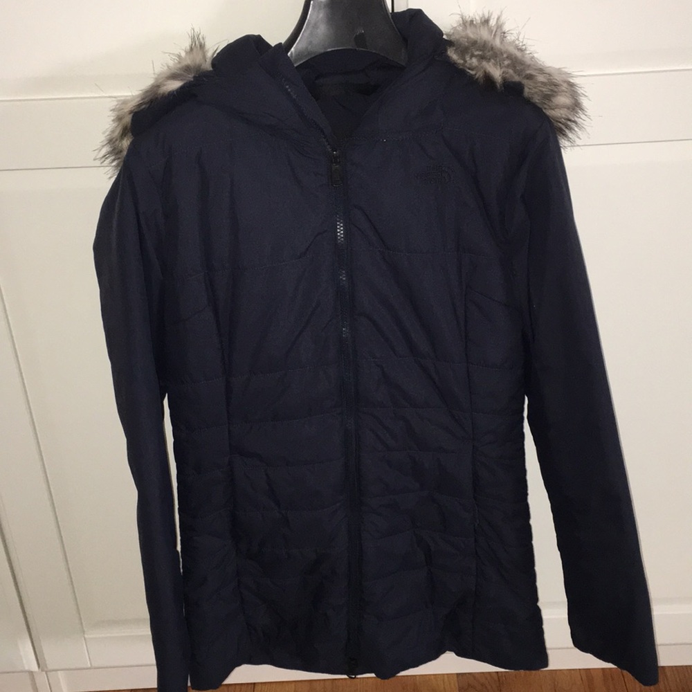 Women’s North Face Navy Harway Parka Size Small